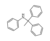 N-(1,1-diphenyl-ethyl)-aniline Structure