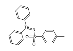 N-(p-tolylsulfonyl)diphenyltellurimide结构式