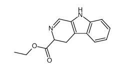 ethyl 3,4-dihydro-β-carboline-3-carboxylate结构式