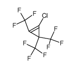 2-chloro-1,3,3-tristrifluoromethylcyclopropene结构式