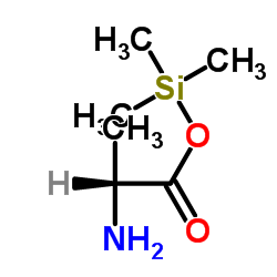 D-Alanine, trimethylsilyl ester (9CI)结构式