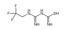 [N'-(2,2,2-trifluoroethyl)carbamimidoyl]thiourea结构式