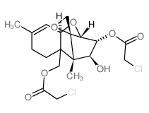 Trichothec-9-ene-3,4,15-triol,12,13-epoxy-, 3,15-bis(chloroacetate), (3a,4b)- (9CI)结构式