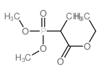 Propanoicacid, 2-(dimethoxyphosphinyl)-, ethyl ester结构式