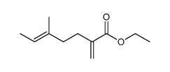 ethyl (E)-5-methyl-2-methylenehept-5-enoate Structure