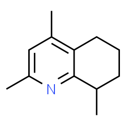 Quinoline, 5,6,7,8-tetrahydro-2,4,8-trimethyl- structure