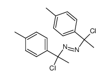1,1'-dichloro-1,1'-bis(4-methylphenyl)-1,1'-azoethane结构式