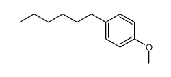 1-hexyl-4-methoxybenzene Structure