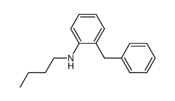 o-(n-Butylamino)diphenylmethane结构式