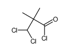 3,3-dichloro-2,2-dimethylpropanoyl chloride Structure