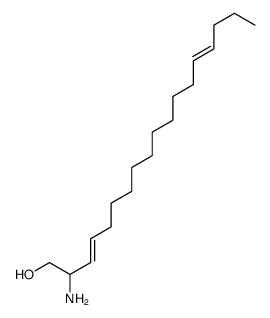 2-aminooctadeca-3,14-dien-1-ol结构式