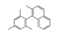 2-methyl-1-(2,4,6-trimethylphenyl)naphthalene结构式