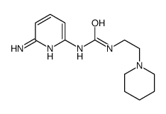 1-(6-aminopyridin-2-yl)-3-(2-piperidin-1-ylethyl)urea Structure