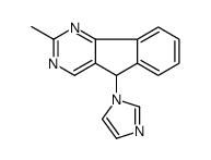 5-imidazol-1-yl-2-methyl-5H-indeno[1,2-d]pyrimidine Structure