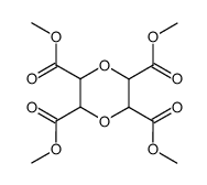 1,4-Dioxan-tetracarbonsaeuremethylester Structure