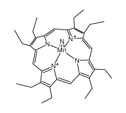 nitridomanganese(V) octaethylporphyrinate Structure