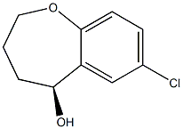 (S)-7-chloro-2,3,4,5-tetrahydrobenzo[b]oxepin-5-ol结构式