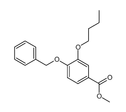methyl 4-benzyloxy-3-butoxybenzoate Structure