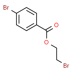 Benzoic acid, 4-bromo-, 2-bromoethyl ester structure