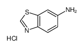 1,3-Benzothiazol-6-amine hydrochloride (1:1)结构式