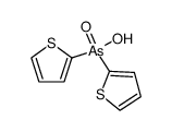 di-[2]thienyl-arsinic acid Structure