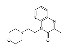 2-methyl-4-(2-morpholin-4-ylethyl)pyrido[2,3-b]pyrazin-3-one结构式