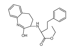 Benzenebutanoicacid,-[(2,3,4,5-tetrahydro-2-oxo-1H-1-benzazepin-3-yl)amino]-,ethylester,(R*,S*)-(9CI) Structure