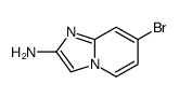 IMIDAZO[1,2-A]PYRIDIN-2-AMINE, 7-BROMO- structure