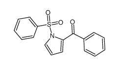 1-(Phenylsulfonyl)-2-benzoylpyrrole Structure