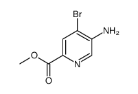 5-氨基-4-溴吡啶甲酸甲酯结构式