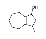 3-methyl-1,2,3,4,5,6,7,8-octahydro-azulen-1-ol结构式