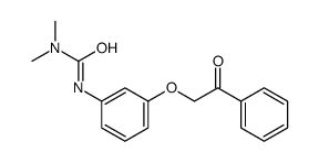 1,1-dimethyl-3-(3-phenacyloxyphenyl)urea结构式