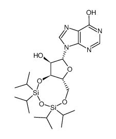 3',5'-O-(1,1,3,3-tetraisopropyldisilox-1,3-diyl)-inosine结构式