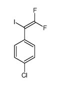 1-chloro-4-(2,2-difluoro-1-iodoethenyl)benzene结构式