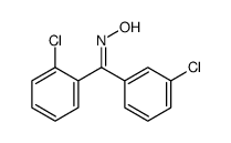 N-[(2-chlorophenyl)-(3-chlorophenyl)methylidene]hydroxylamine Structure