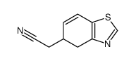 2-(4,5-dihydro-1,3-benzothiazol-5-yl)acetonitrile Structure