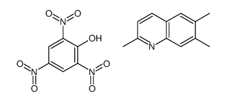 2,6,7-trimethylquinoline,2,4,6-trinitrophenol Structure