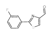 2-(3-Fluorophenyl)thiazole-4-carbaldehyde Structure