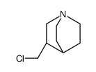 (3S)-3-(chloromethyl)-1-azabicyclo[2.2.2]octane结构式