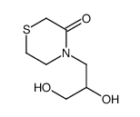 4-(2,3-dihydroxypropyl)thiomorpholin-3-one结构式