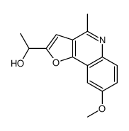 1-(8-methoxy-4-methylfuro[3,2-c]quinolin-2-yl)ethanol结构式