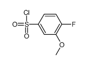 4-FLUORO-3-METHOXYBENZENESULPHONYL CHLORID Structure