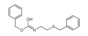 benzyl N-(2-benzylsulfanylethyl)carbamate Structure