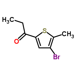 1-(4-Bromo-5-methyl-2-thienyl)-1-propanone结构式