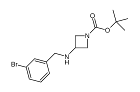 3-(3-溴苄氨基)-氮杂啶-1-羧酸叔丁酯结构式