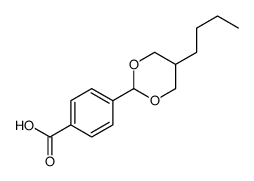 4-(5-butyl-1,3-dioxan-2-yl)benzoic acid Structure