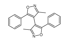 3-methyl-4-(3-methyl-5-phenyl-1,2-oxazol-4-yl)-5-phenyl-1,2-oxazole结构式