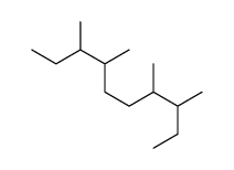3,4,7,8-tetramethyldecane结构式
