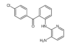 [2-[(3-aminopyridin-2-yl)amino]phenyl]-(4-chlorophenyl)methanone Structure