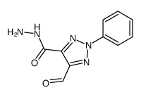 5-formyl-2-phenyltriazole-4-carbohydrazide结构式